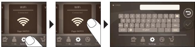 SAECO M6680/00 - Connecting to Wi-Fi - 1