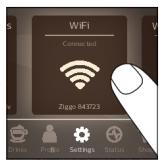 SAECO M6680/00 - Vzpostavljanje povezave z omrežjem Wi-Fi - 3