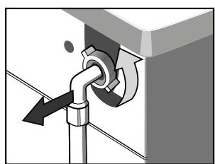 TECNOLEC TUL712 - Cleaning the inlet hose and the inlet filter - 2