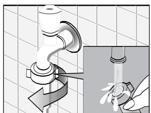 TECNOLEC TUL712 - Limpieza de la manguera de entrada y del filtro de entrada - 1