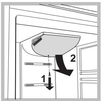 HOTPOINT-ARISTON QUADRIO 4D AAW/HA BL - Remplacement de l'ampoule d'éclairage - 1