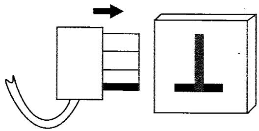 BINATONE MD2500 - Branchez la base à la ligne téléphonique. - 1