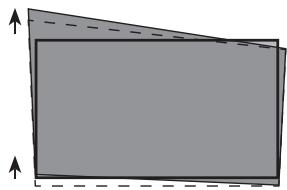 HISENSE LASER-TV1OOL5F-D12 - Ajustez le COIN superieur GAUCHE de l'image - 1