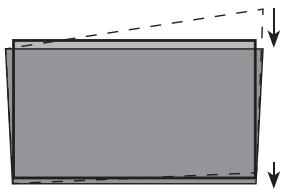 HISENSE LASER-TV1OOL5F-D12 - Ajustez le COIN superieur DROIT de l'image - 2