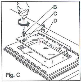 FRATELLI ONOFRI A12-F4TF - Démontage de la porte du four - 3