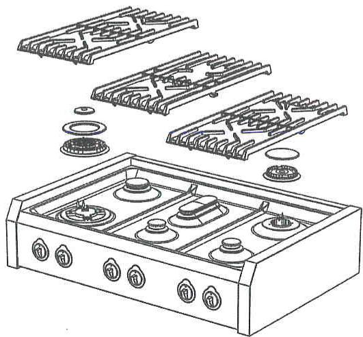 FRATELLI ONOFRI A12-F4TF - Nettoyage des grilles et des brûleurs - 1