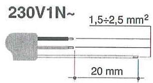 FRATELLI ONOFRI A12-F4TF - Section des câbles d'alimentation électrique - 3
