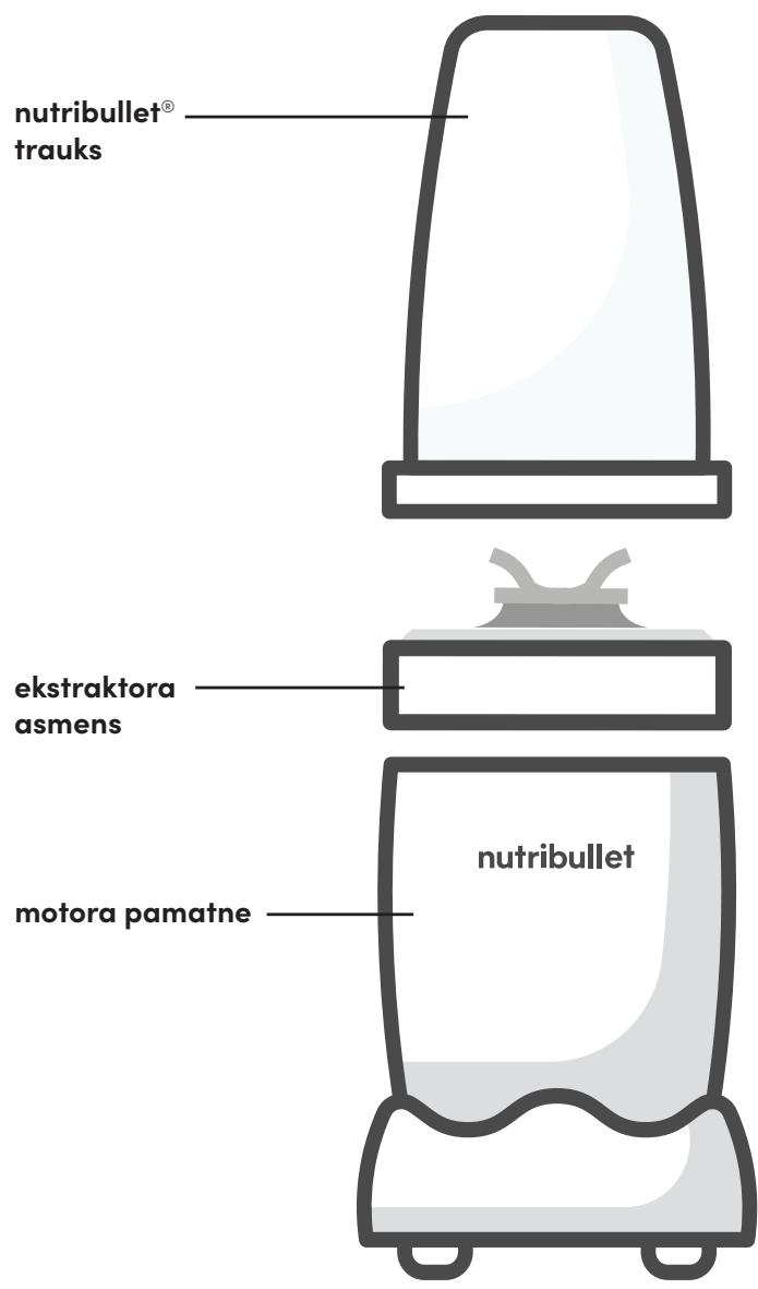NUTRIBULLET NB907MACL - Montăžas noradijumi - 1