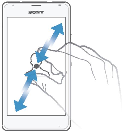 SONY XPR E1 BL DUALSIM - Pincement et écartement - 1