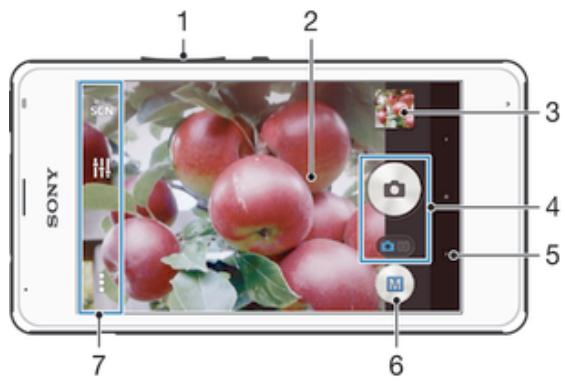 SONY XPR E1 BL DUALSIM - Prendre des photos et enregistrer des vidéos - 1