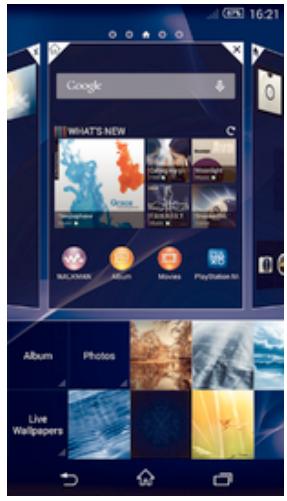 SONY XPR E1 BL DUALSIM - Arrière-plan et thèmes - 1
