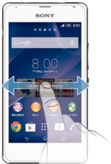 SONY XPR E1 BL DUALSIM - Écran d'accueil - 2