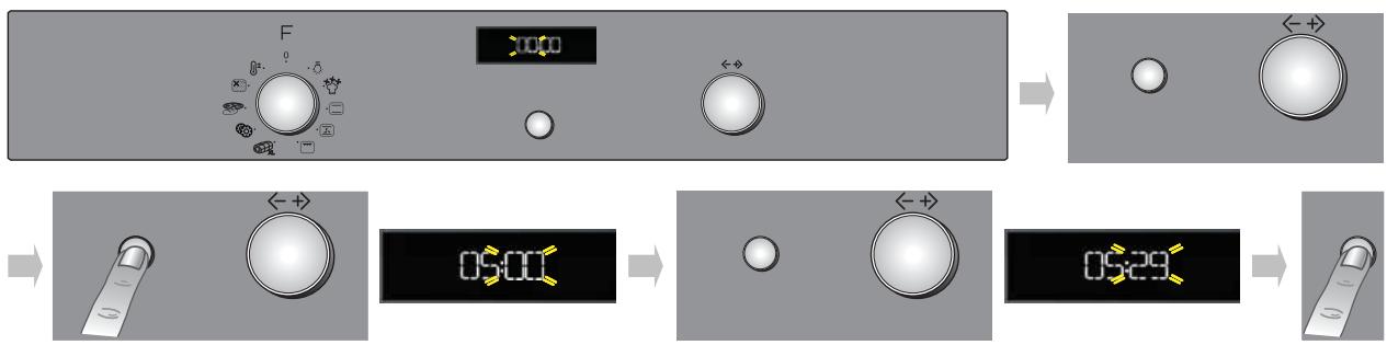 WHIRLPOOL AKZ521IXPF - ACTIVATION DU FOUR - RÉGLAGE DE L'HEURE - 1