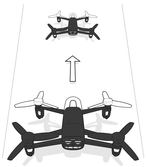 PARROT BEBOP 2 BLANC / NOIR - Joystick droit : - 1