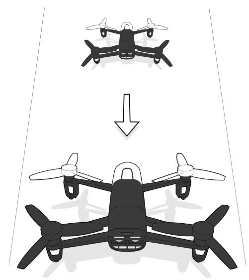 PARROT BEBOP 2 BLANC / NOIR - Joystick droit : - 3