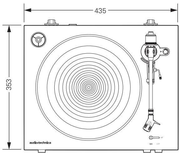 AUDIO TECHNICA AT-LP3 - Guide pour le réglage de l'overhang - 3