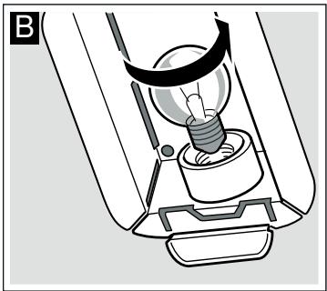 NEFF B16P43N3 - Changer la lampe du four au plafond - 3