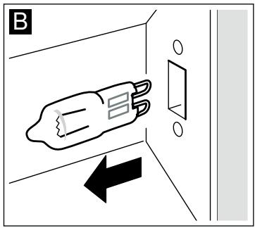 NEFF B16P43N3 - Remplacement de la lampe gauche du four - 3