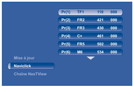 THOMSON DTH 8751 E - Mise à jour de naviclick (via le télatexte) - 1