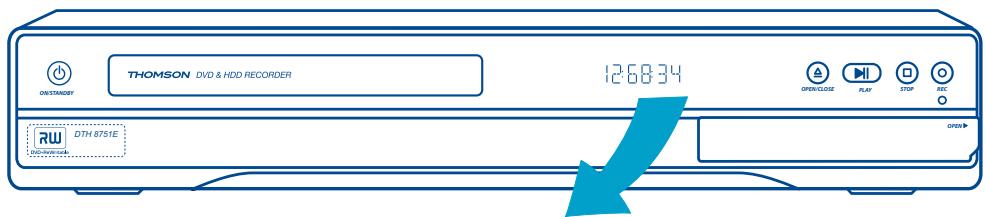 THOMSON DTH 8751 E - Principales indications sur l'afficheur - 1