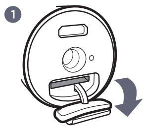 HTC RE CAMERA - Insertion de la carte microsd - 1