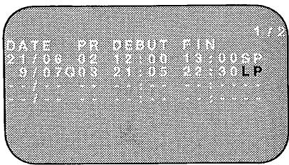 SHARP VC-MH78 - Programmation d'un enregistrement - 2