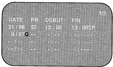 SHARP VC-MH78 - Programmation d'un enregistrement - 2