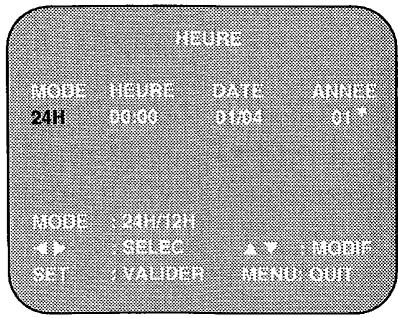 SHARP VC-MH78 - Réglage MANUEL de l'horloge - 1