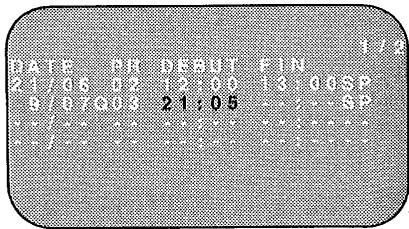SHARP VC-MH78 - Programmation d'un enregistrement - 1