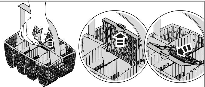 ASKO DSD644G - Partie rabattable pour petits articles - 1