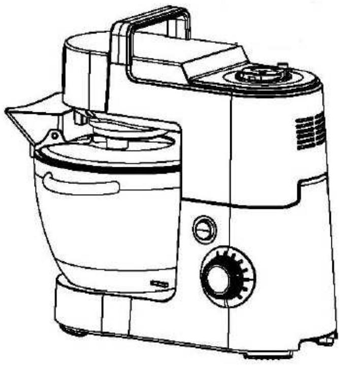 BRANDT KM1557BG - a) Utilisation du robot pâtissier - 1