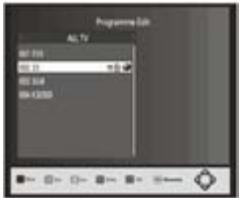 BRANDT BTR1201HD - 2: Édition des programmes - 1