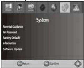 BRANDT BTR1201HD - Configuration du système - 1