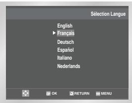SAMSUNG SV-DVD-50 - Choix de langue du menu - 4
