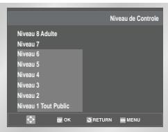 SAMSUNG SV-DVD-50 - Configuration du contrôle parental - 6