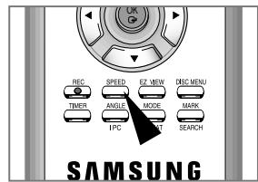 SAMSUNG SV-DVD-50 - Sélectionnez la vitesse d'enregistrement - 1
