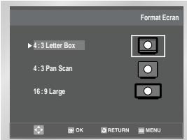 SAMSUNG SV-DVD-50 - Configuration des options d'affichage - 4