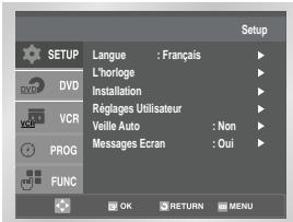 SAMSUNG SV-DVD-50 - Sélectionnez le type de cassette - 1