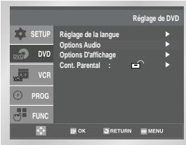 SAMSUNG SV-DVD-50 - Configuration des options audio - 1