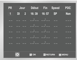 SAMSUNG SV-DVD-50 - Vous pouvez annuler toute demande d'enregistrement : - 1