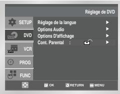 SAMSUNG SV-DVD-50 - Configuration du contrôle parental - 2