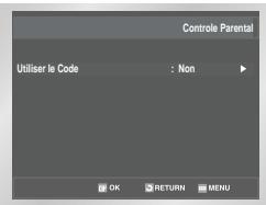 SAMSUNG SV-DVD-50 - Configuration du contrôle parental - 3