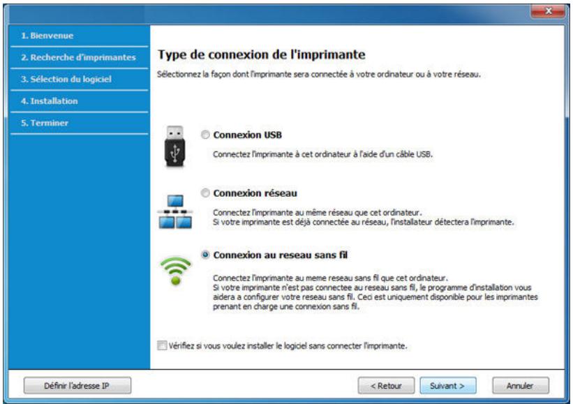 SAMSUNG XPRESS SL-C4GOFW - Création du réseau ad-hoc sous windows - 2