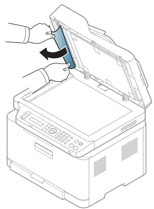 SAMSUNG XPRESS SL-C4GOFW - Bourrage du papier d'origine dans le scanner - 6