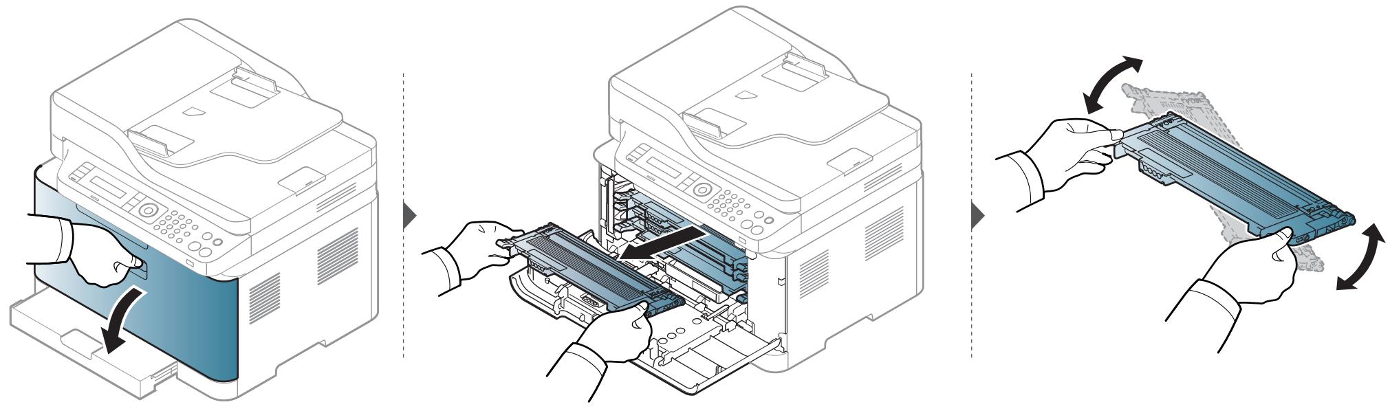 SAMSUNG XPRESS SL-C4GOFW - Redistribution du toner - 3