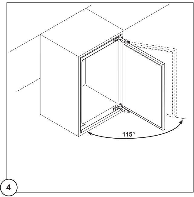 DE DIETRICH DFF 310JE1 - Dimensions de la niche - 8