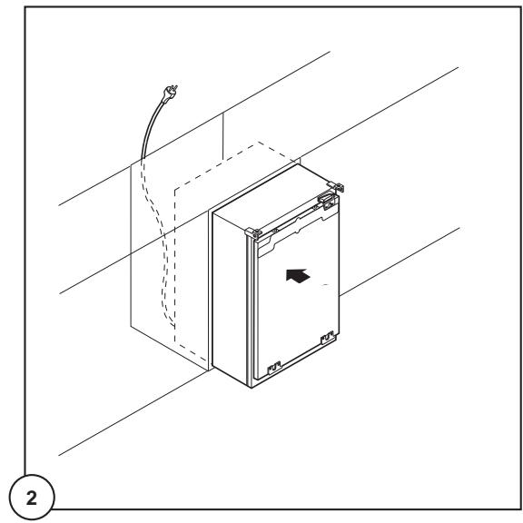DE DIETRICH DFF 310JE1 - Dimensions de la niche - 4
