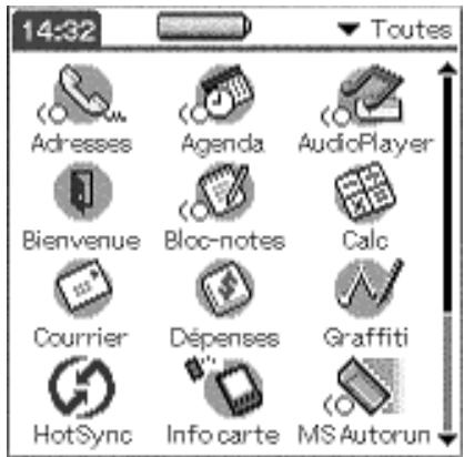 SONY CLIEPEG-N770C/EC - Fenêtre applications - 1
