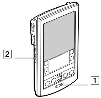 SONY CLIEPEG-N770C/EC - Mise sous tension et hors tension de votre ordinateur de poche clié - 1