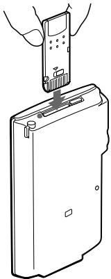 SONY CLIEPEG-N770C/EC - Mise en place d'un memory stick™ - 1